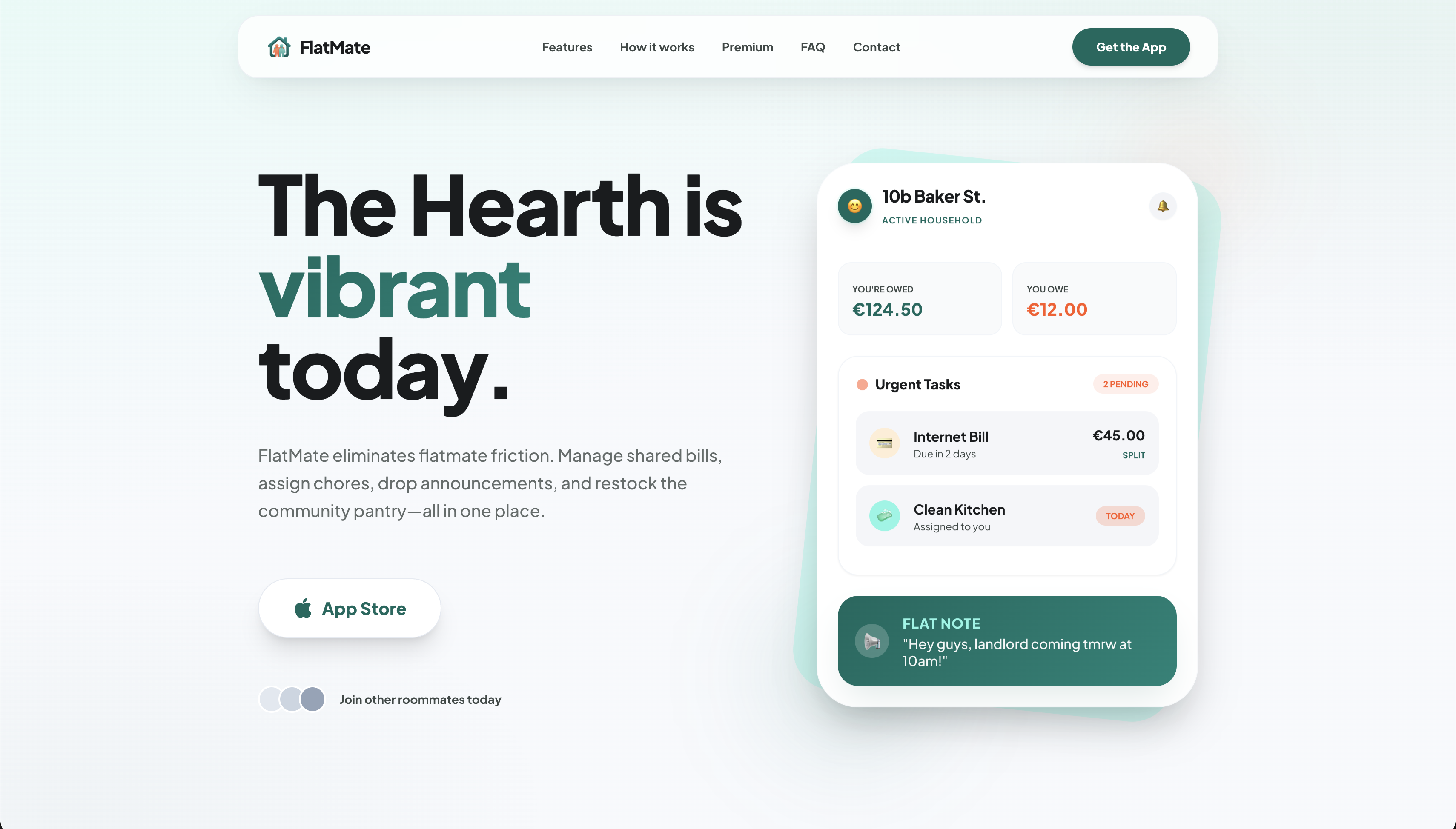 FlatMate website